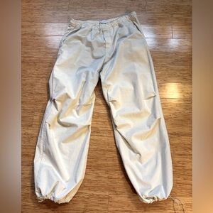 ZARA size L corduroy parachute pants